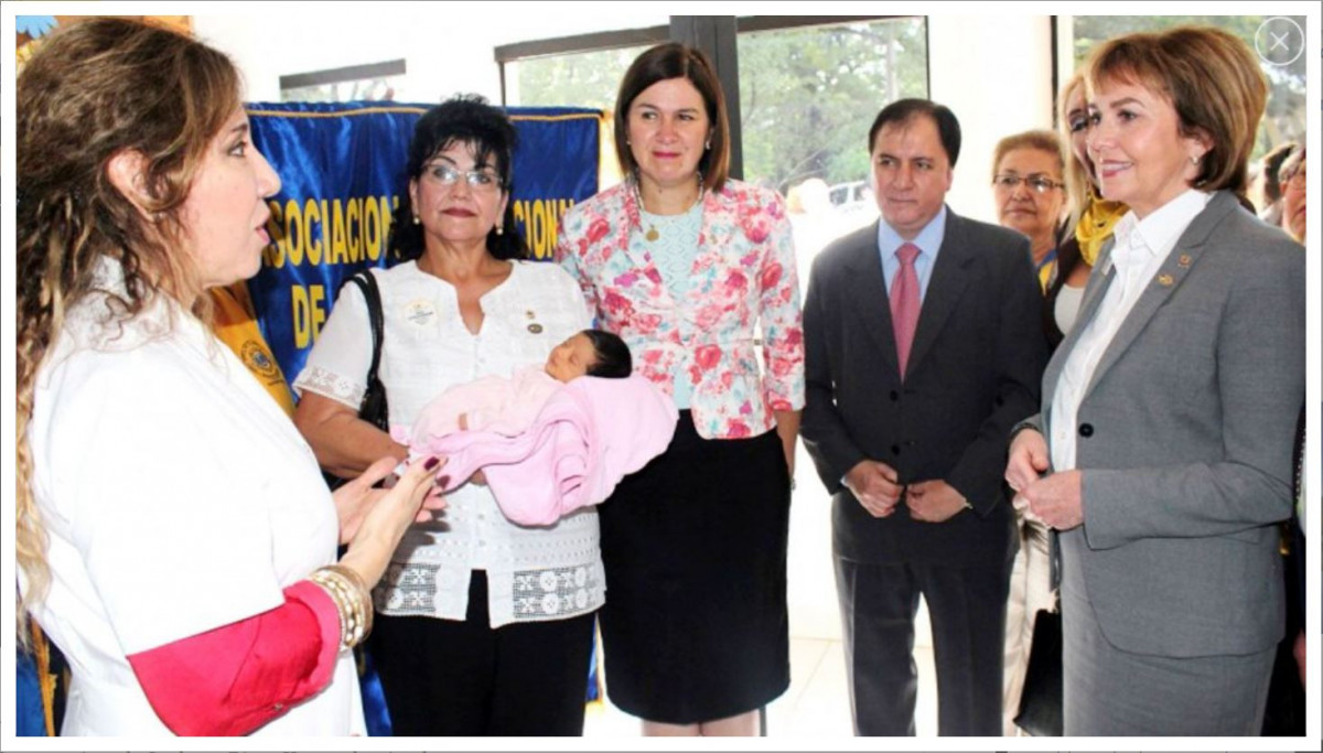 Guðrún Björt með heilbrigðisráðherra Paraguay Dr. María Teresa Barán