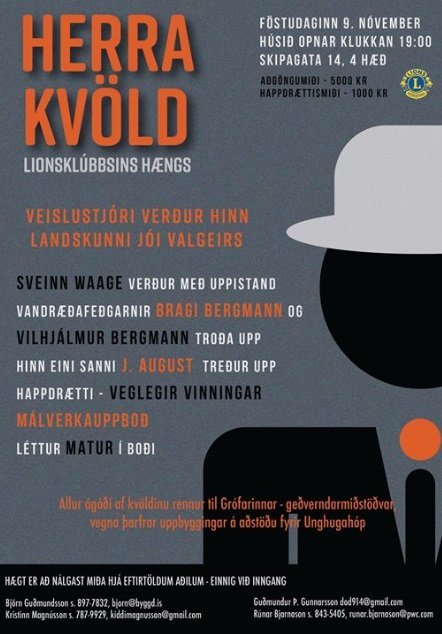 Herrakvöld hjá Hæng