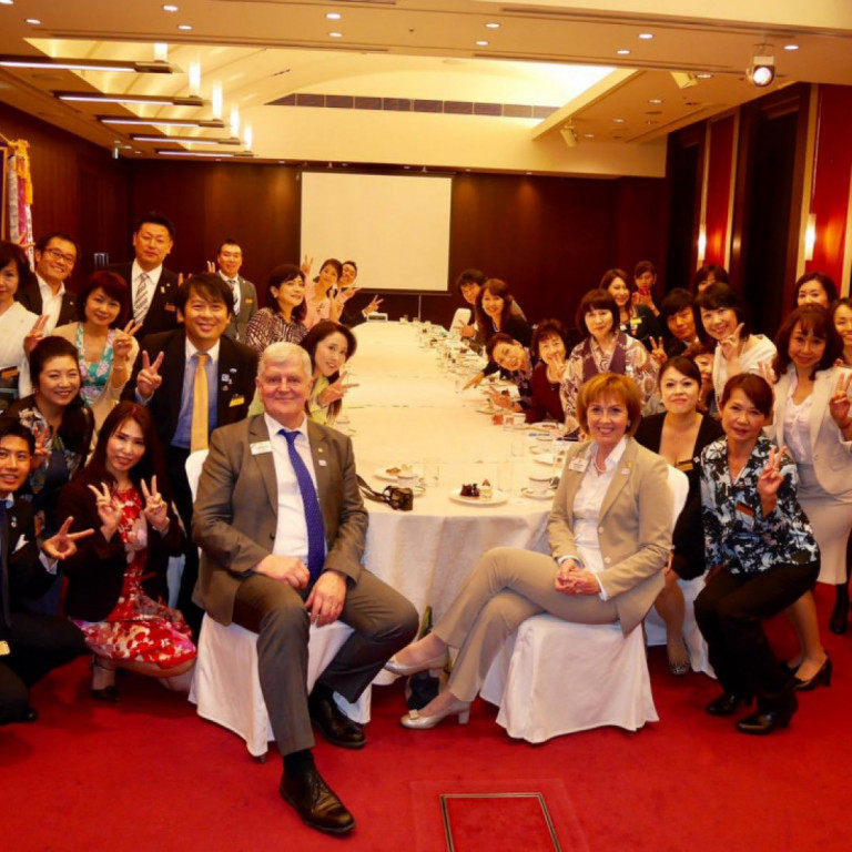 Guðrún Björt og Jón í Japan