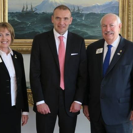 Heimsókn Bob Corlew og Diane