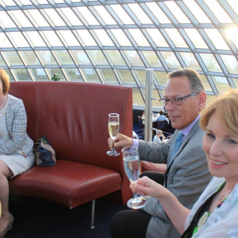 Heimsókn Bob Corlew og Diane