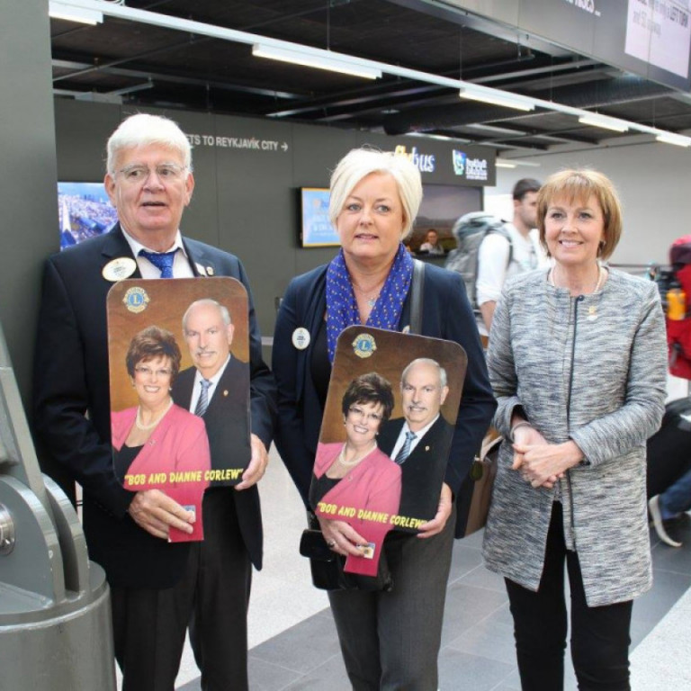 Heimsókn Bob Corlew og Diane