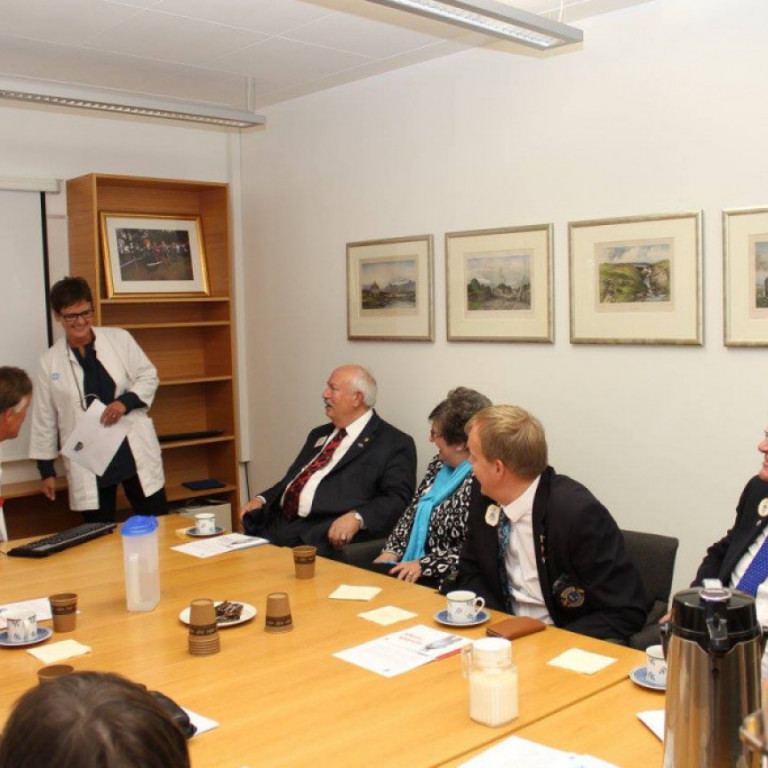 Heimsókn Bob Corlew og Diane