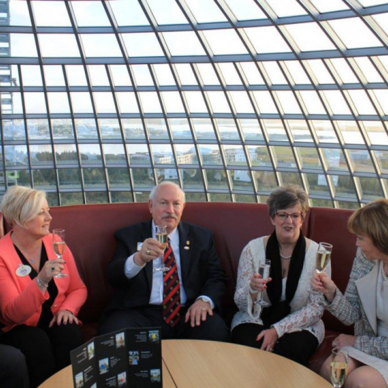 Heimsókn Bob Corlew og Diane