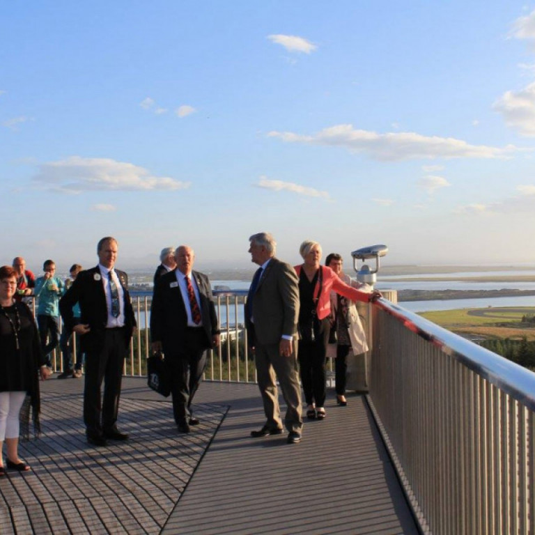 Heimsókn Bob Corlew og Diane