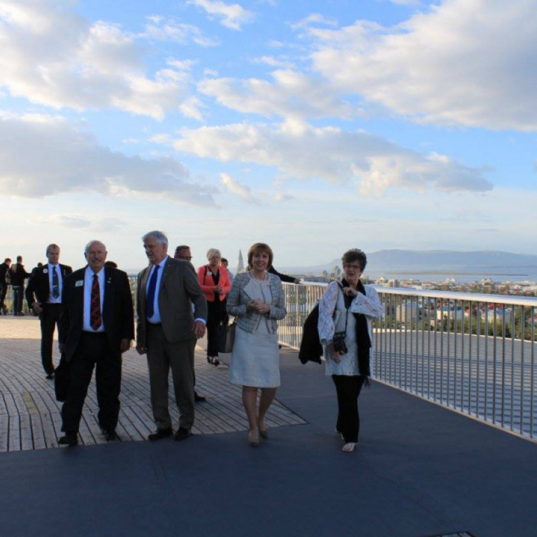 Heimsókn Bob Corlew og Diane