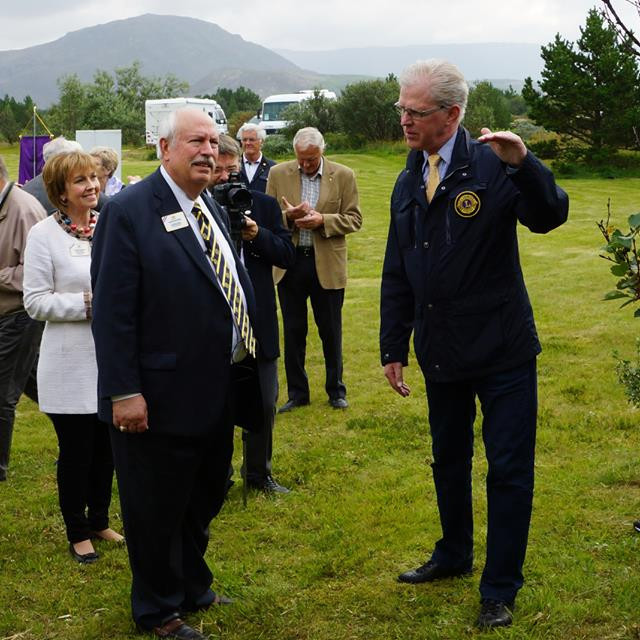 Alþjóðaforseti í Ásbjarnarlundi