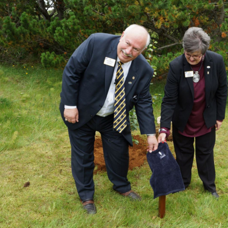 Alþjóðaforseti í Ásbjarnarlundi