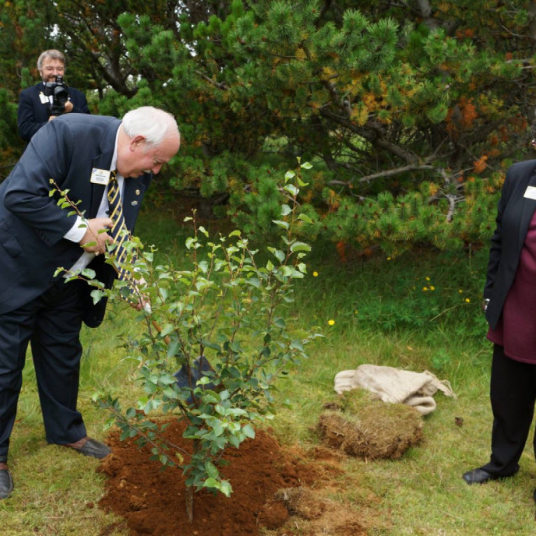 Alþjóðaforseti í Ásbjarnarlundi