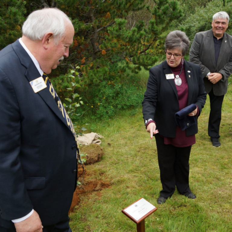 Alþjóðaforseti í Ásbjarnarlundi