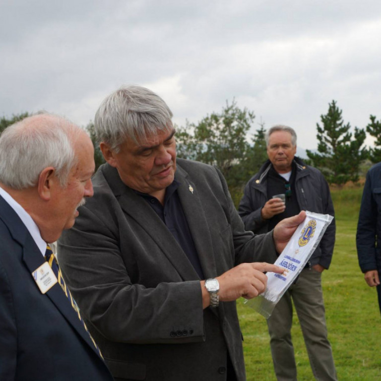 Alþjóðaforseti í Ásbjarnarlundi