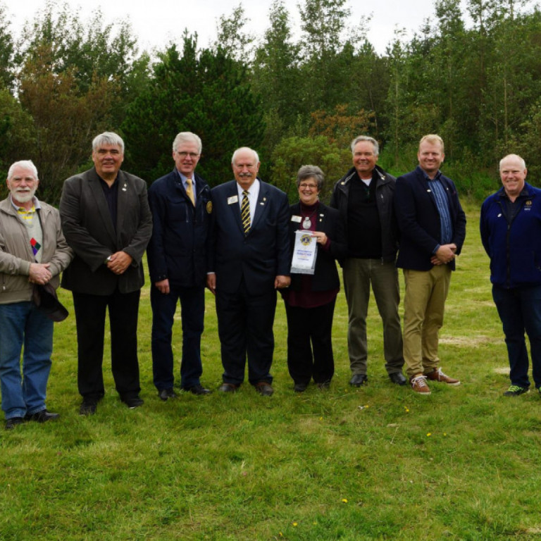 Alþjóðaforseti í Ásbjarnarlundi