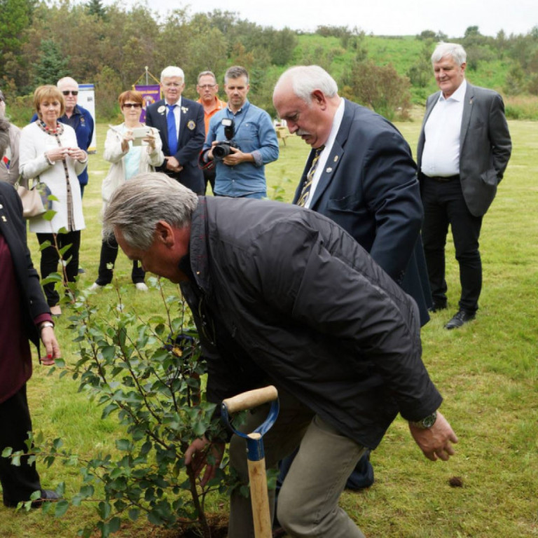 Alþjóðaforseti í Ásbjarnarlundi