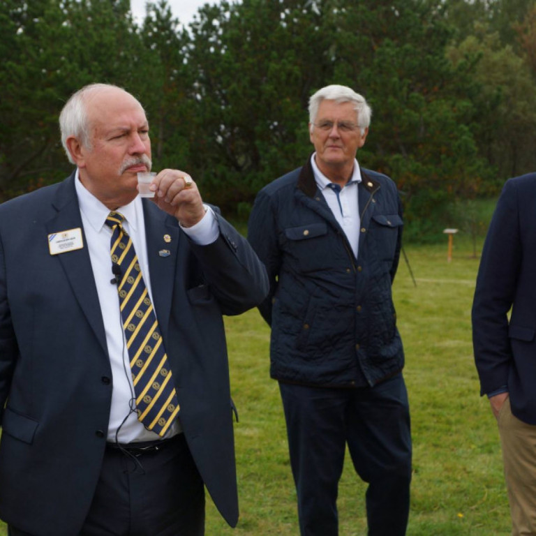 Alþjóðaforseti í Ásbjarnarlundi