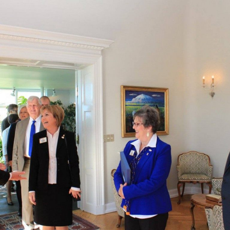 Heimsókn Alþjóðaforseta Lions Bob Corlew til forseta Íslands og utanríkisráðherra