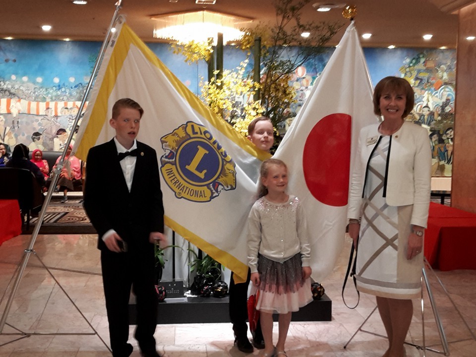 Í gærkveldi var haldin samkoma norrænu fulltrúana í Fukuota