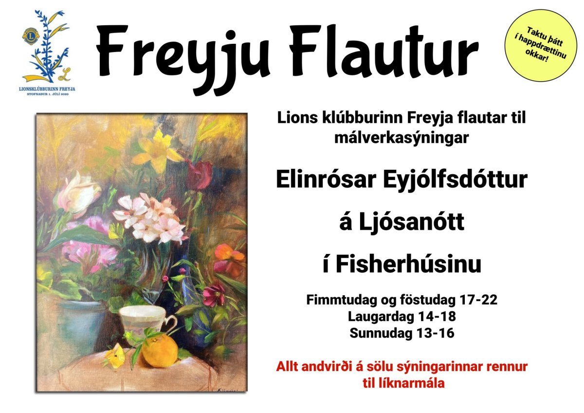 Freyju Flautur málverkasýning