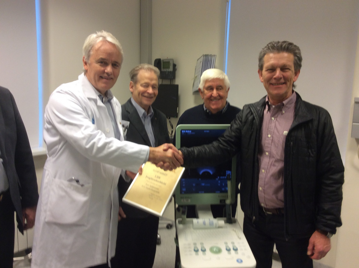 Félagar í Lionsklúbbnum Frey styðja við þvag­færa­deild Landspítalans