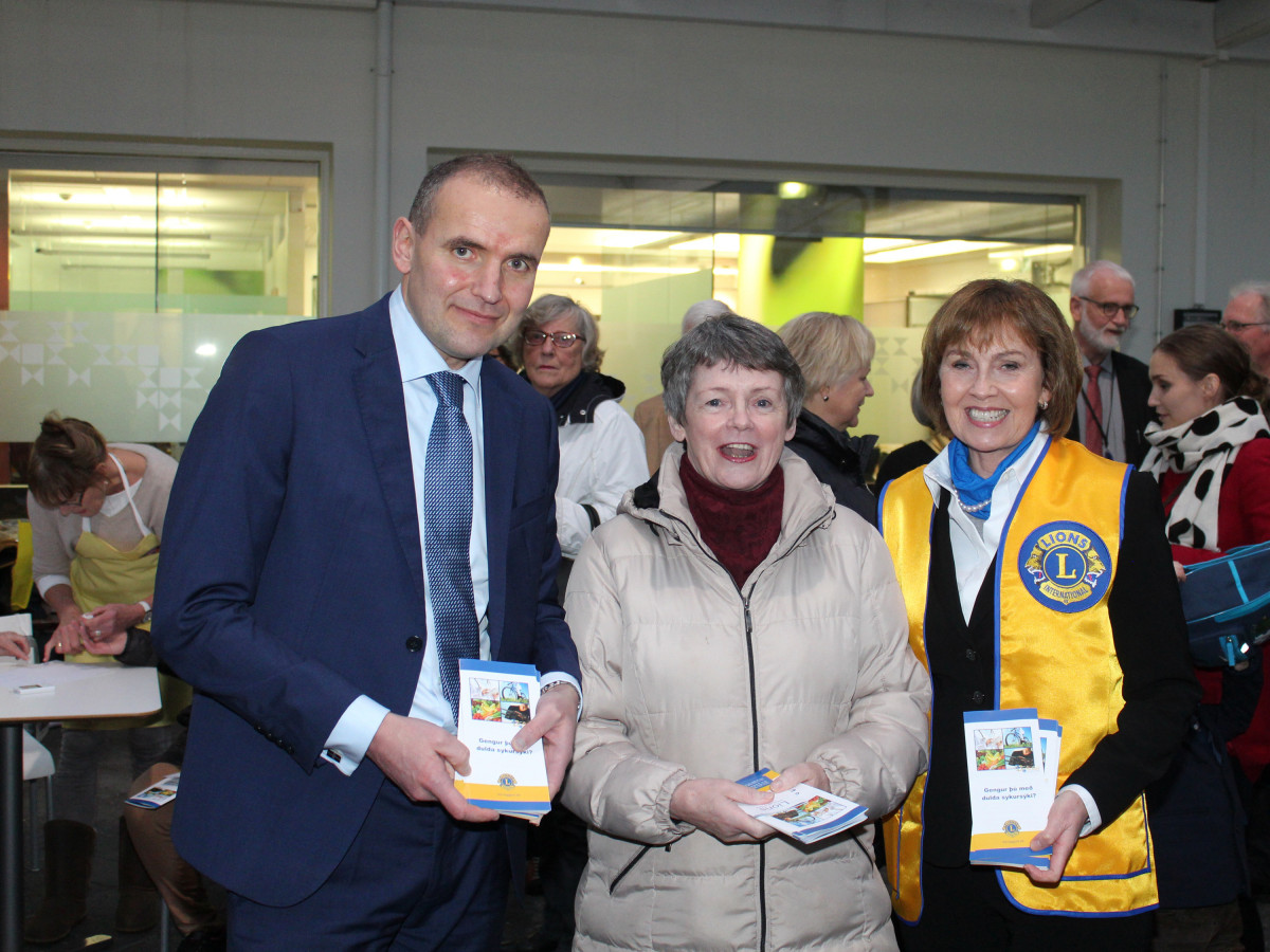 Forseti Íslands setur í gang blóðsykurmælingar