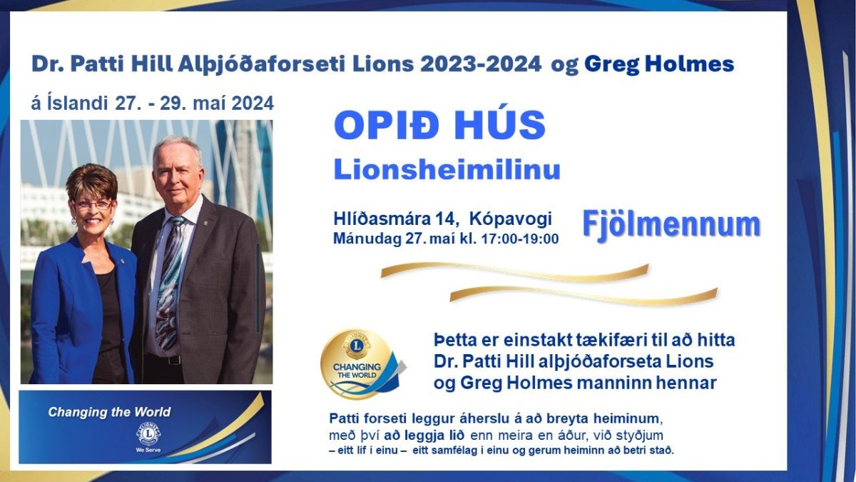 Opið hús í Lionsheimilinu - ALLIR VELKOMNIR