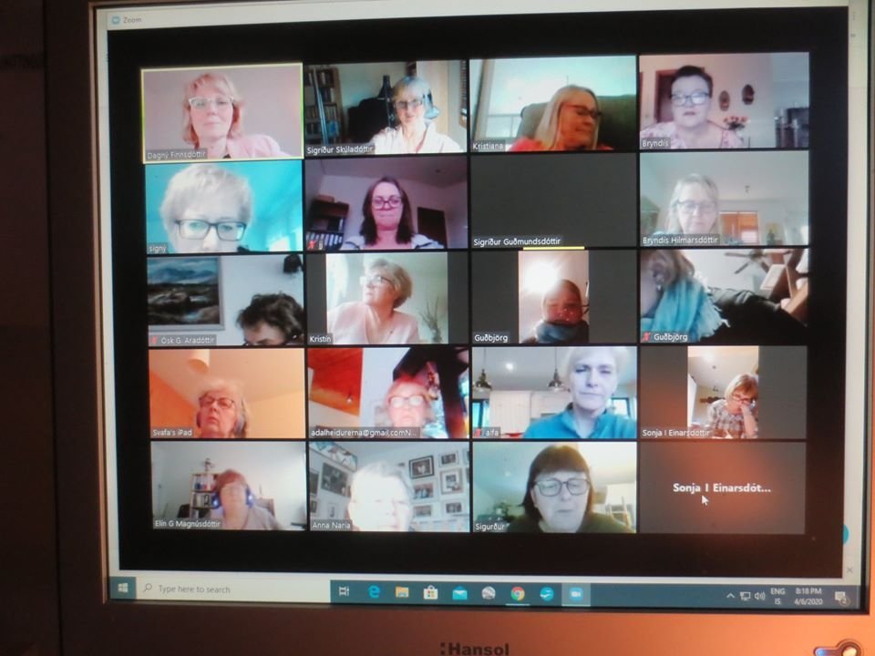 Fjarfundur í samkomubanni