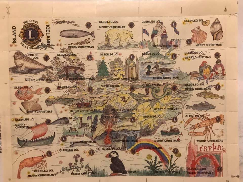 Kannast einhver við þessi frímerki og hvenær þetta var gefið út