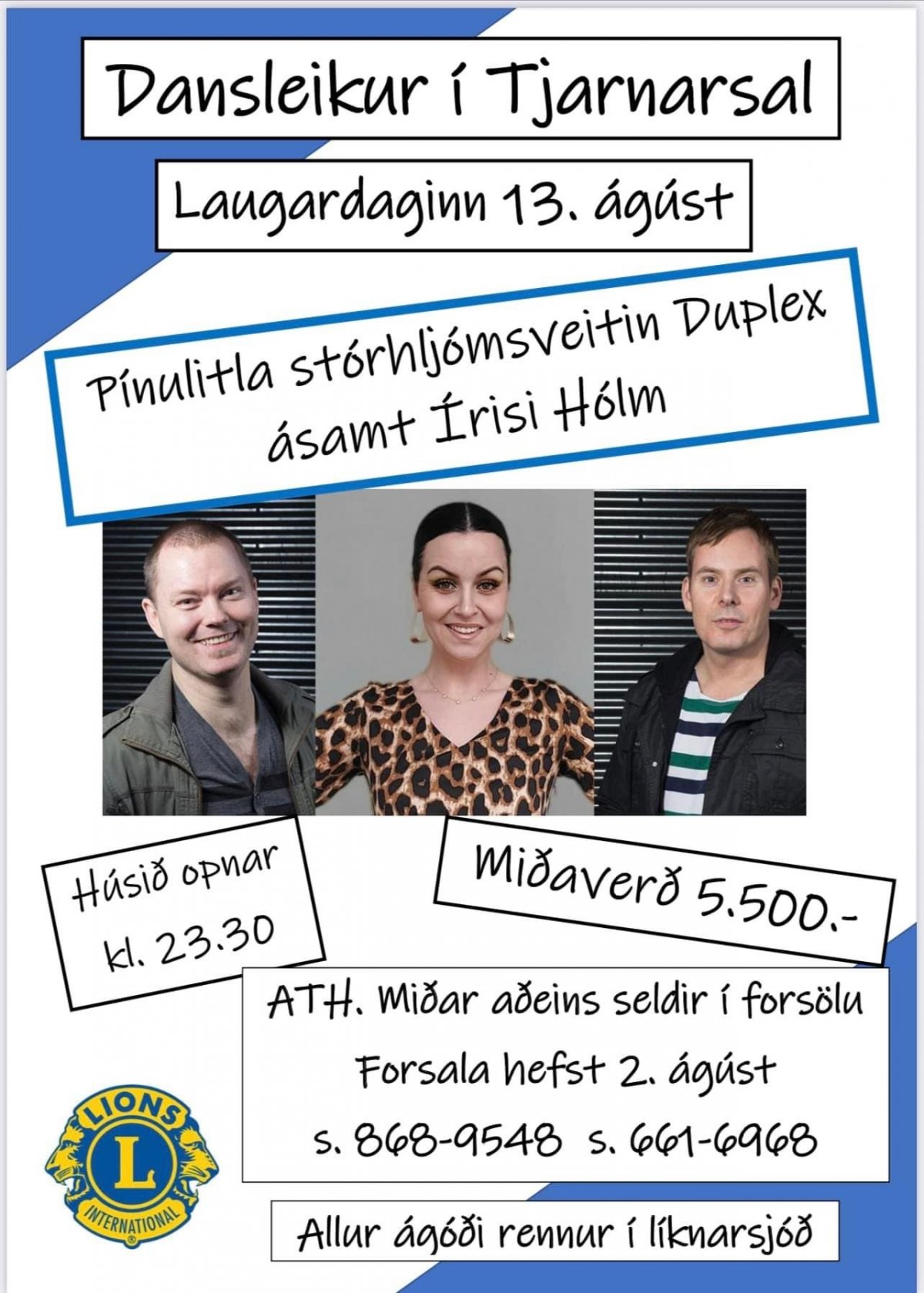 Dansleikur í Tjarnarsal