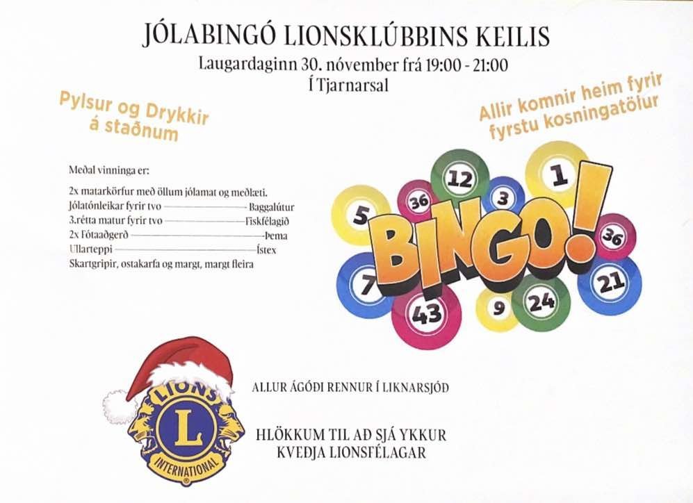 Lionsklúbburinn Keilir Vogum, kynnir með stolti .........