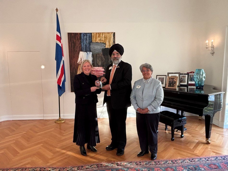 Alþjóðaforseti Lions heimsækir forseta Íslands