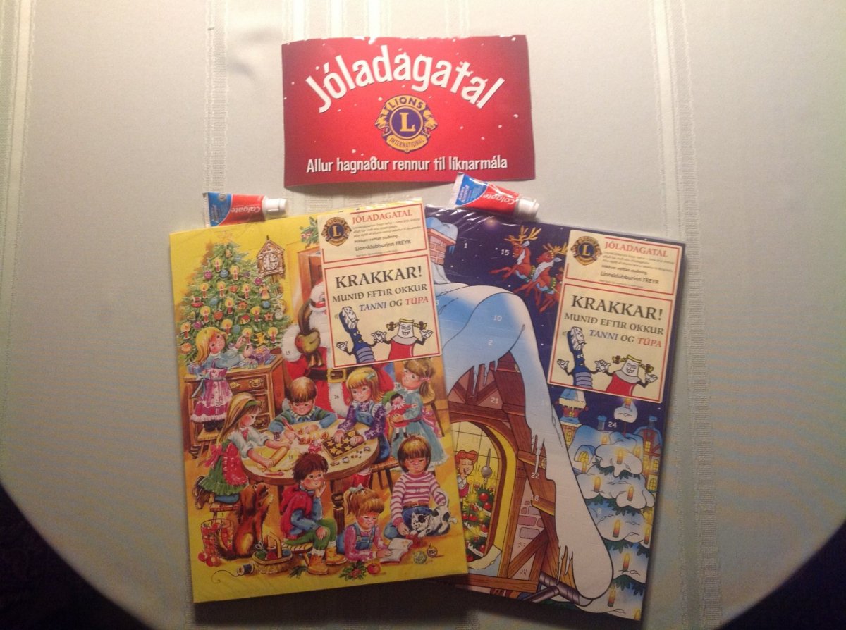 Jóladagatöl Lions eru komin í verslanir