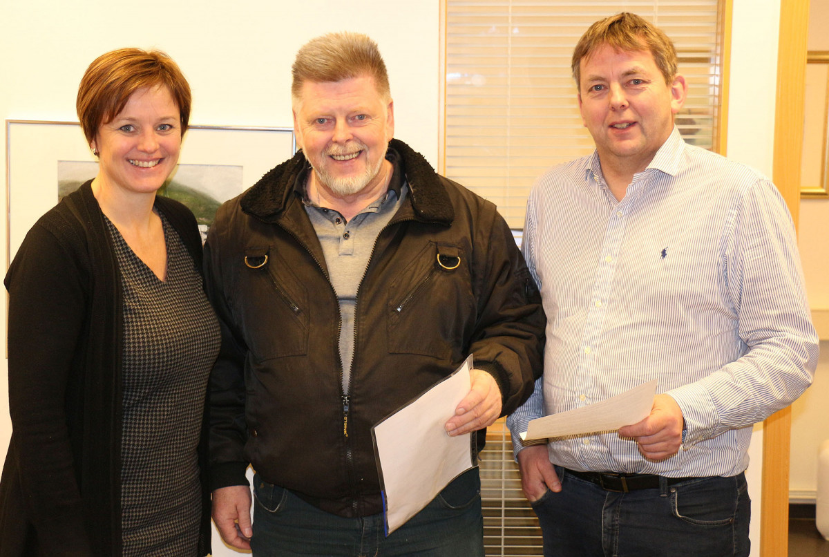 Huld Arinbjarnardóttir,  Birgir Þórðarson og Aðalsteinn Árni Baldursson