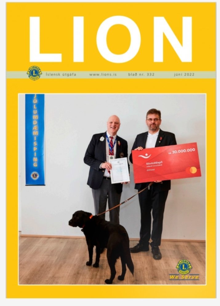 Lionsblað nr.332 er komið úr prentun!