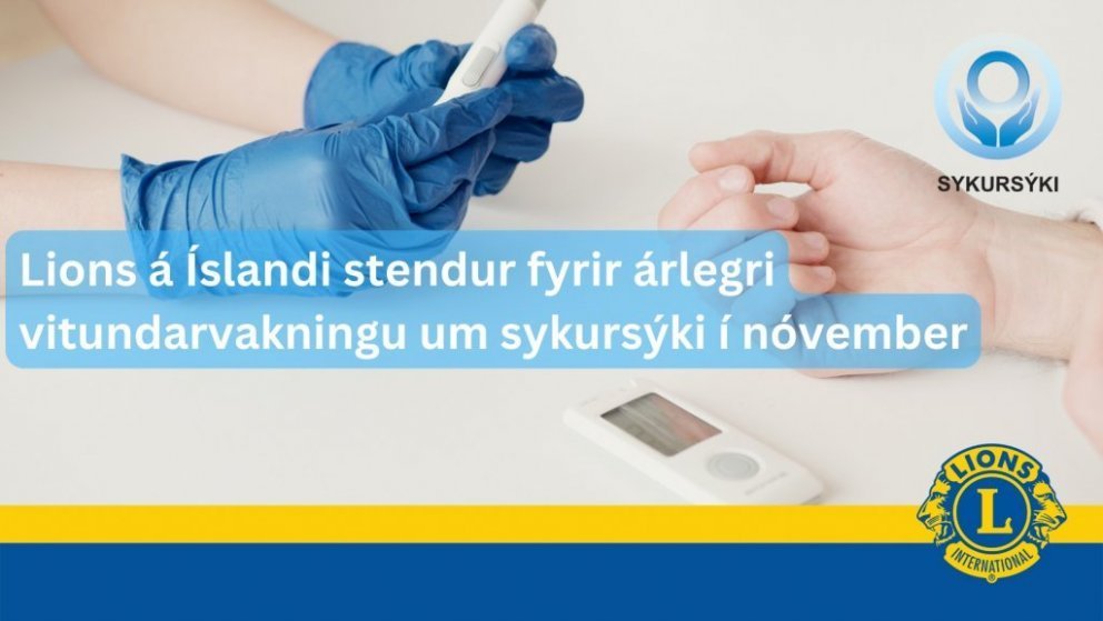 Blóðsykursmælingar Lions á Glerártorgi Akureyri