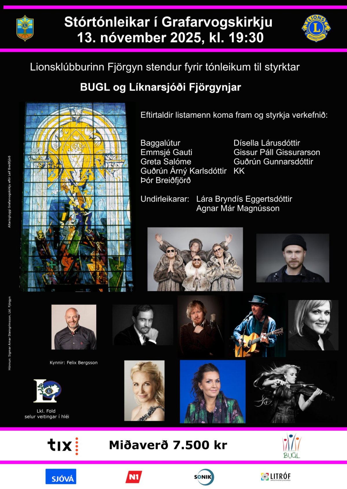 Árlegir stórtónleikar í Grafarvogskirkju