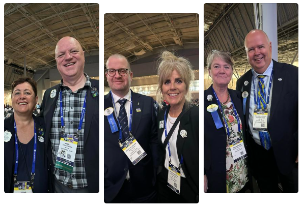 Verðugir fulltrúar Íslands á Lionsþingi í Boston.  Mynd: Geirþrúður Fanney Bogadóttir